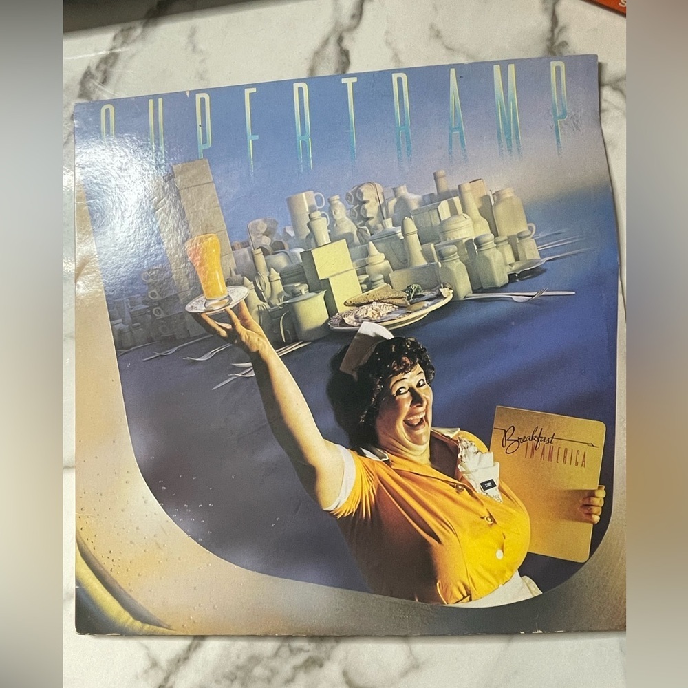 SUPERTRAMP - Breakfast In America - Vinyl LP 1979 ASM
SP-3708 Lyric Sleeve